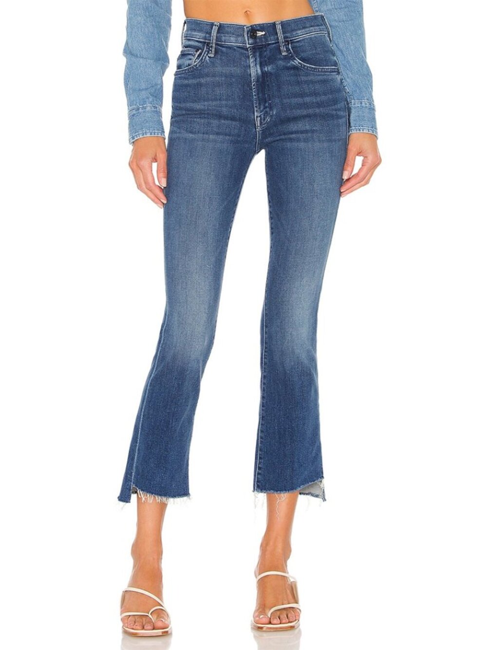 MOTHER Denim Insider Step Fray Wish On A Star 28